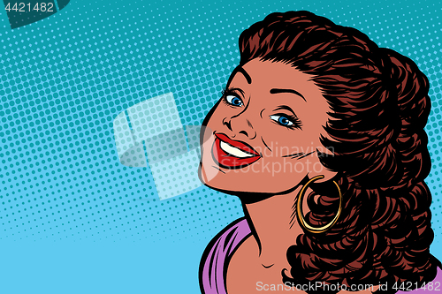 Image of African woman smiling