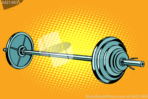 Image of barbell, weightlifting sports
