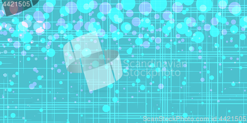 Image of turquoise bubbles. Pop art retro vector illustration 