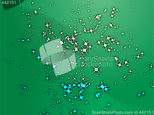 Image of Sparks of floating light illustration