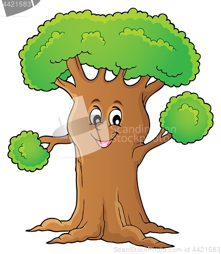 Image of Cheerful tree theme image 1