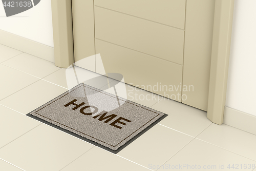 Image of Doormat outside the front door