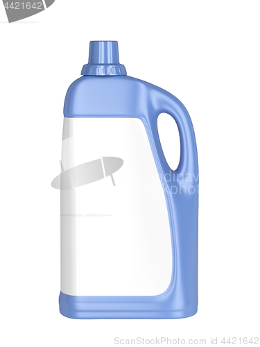 Image of Liquid detergent bottle with blank label