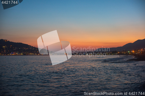 Image of Evening at Alanya coast