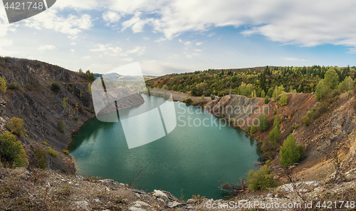 Image of Blue lake in Altai