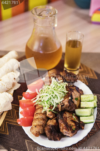 Image of Grilled shish kebab