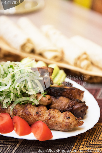 Image of Grilled shish kebab