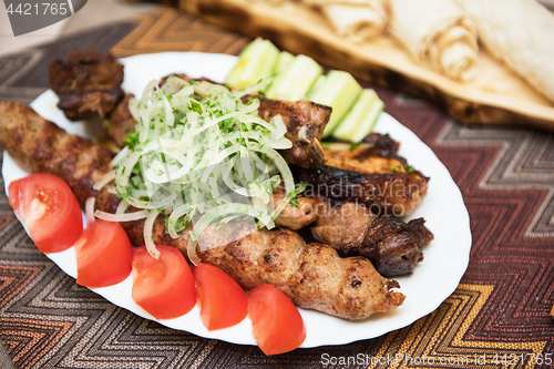 Image of Grilled shish kebab