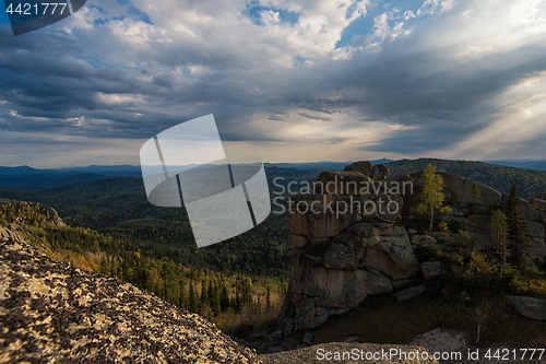 Image of Beauty view in mountains of Altai