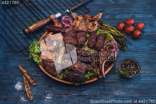 Image of Grilled different meat