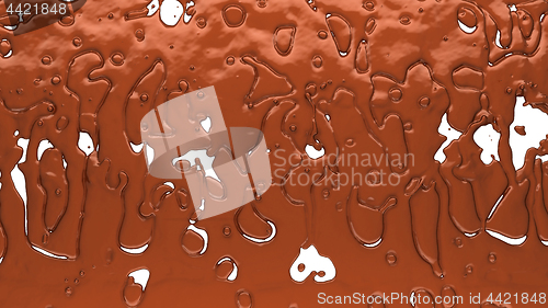 Image of Chocolate or cocoa coffee splashes and droplets