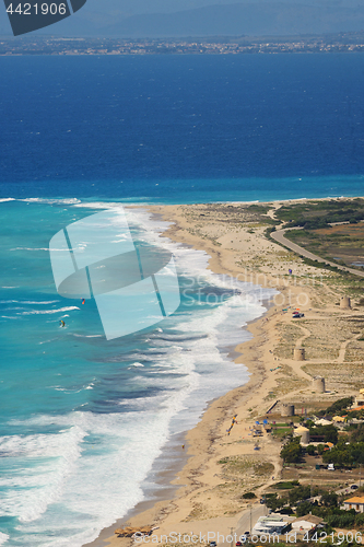 Image of Gyra beach in Lefkada ,Greece