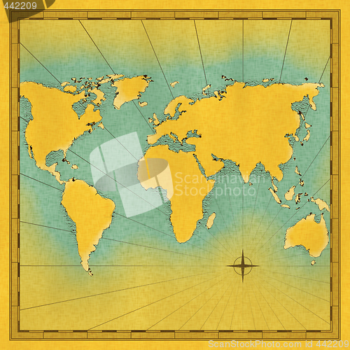 Image of Map of the world illustration