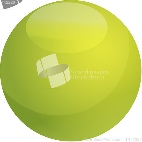 Image of Glossy sphere illustration