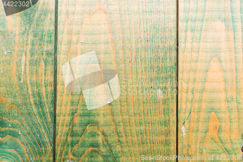 Image of Greenish wooden background