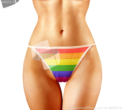 Image of panties belonging to LGBT community