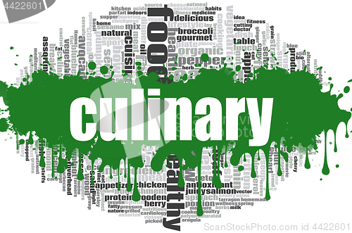 Image of Culinary word cloud