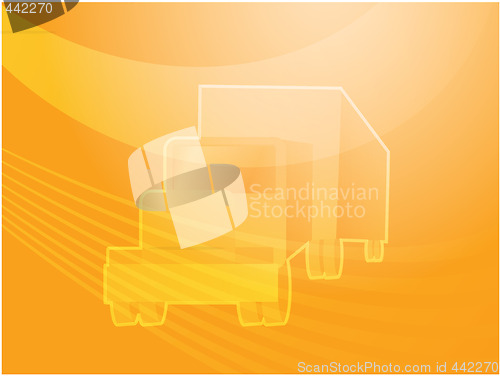 Image of Truck land transport illustration