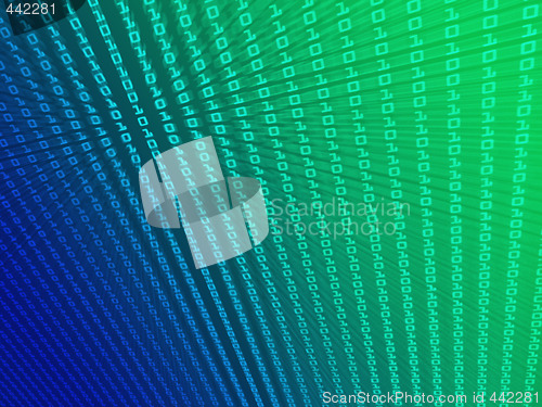 Image of Digits data abstract illustration