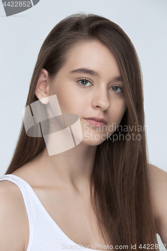 Image of Attractive woman with a smile