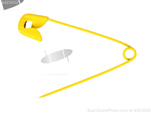 Image of Yellow safety pin