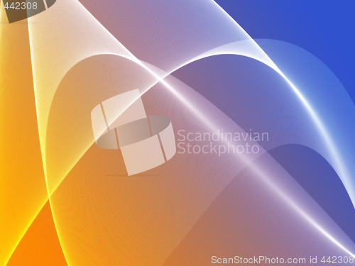 Image of Wavy glowing colors