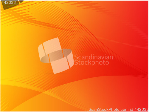 Image of Wavy glowing colors