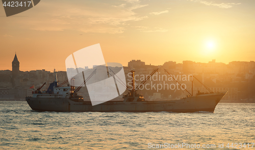 Image of Cargo ship in Istanbul