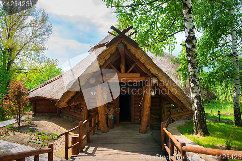 Image of Beautiful log house