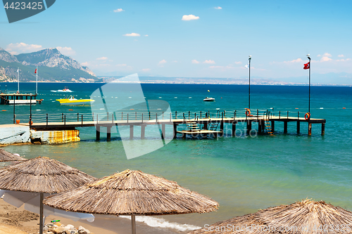 Image of Mediterranean sea in Turkey