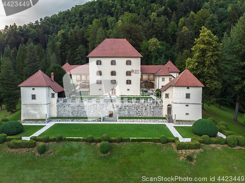 Image of Panoramic view of Strmol castle, Gorenjska region, Slovenia