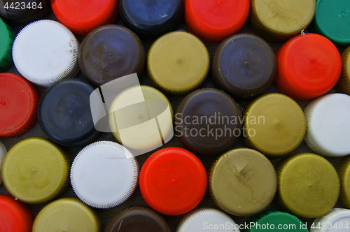 Image of Plastic stoppers from bottles