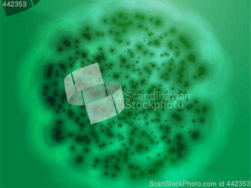 Image of Bacterial cell growth illustration