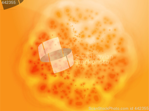 Image of Bacterial cell growth illustration