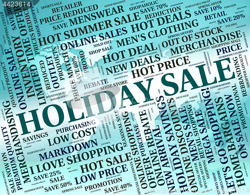 Image of Holiday Sale Shows Go On Leave And Bargain