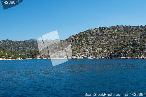 Image of ancient city on the Kekova