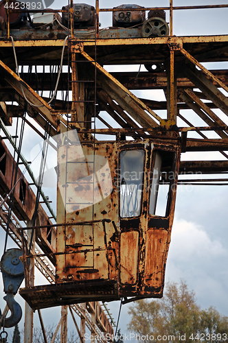 Image of rusty industrial machinery