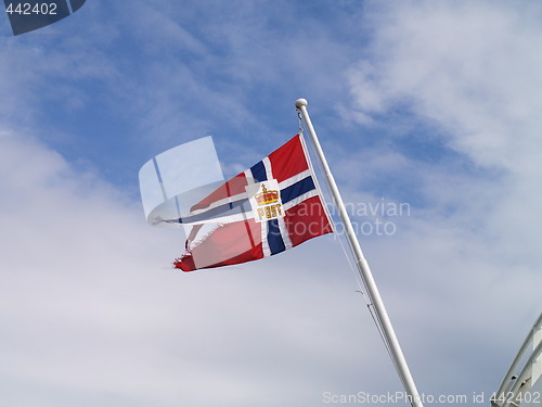 Image of post flag