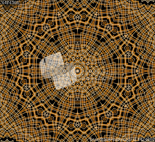 Image of Abstract concentric pattern background