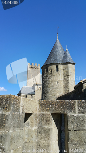 Image of Medieval castle of Carcassonne, France