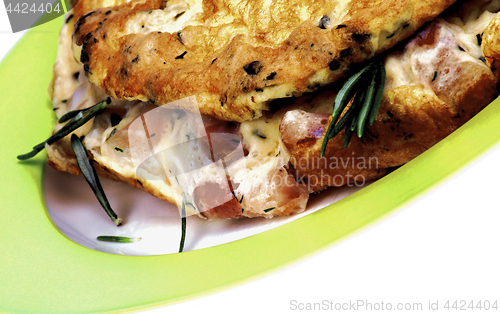 Image of Fluffy Omelet with Bacon