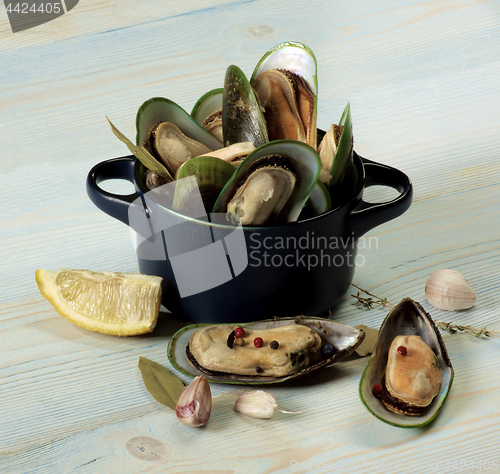 Image of Boiled Green Mussels