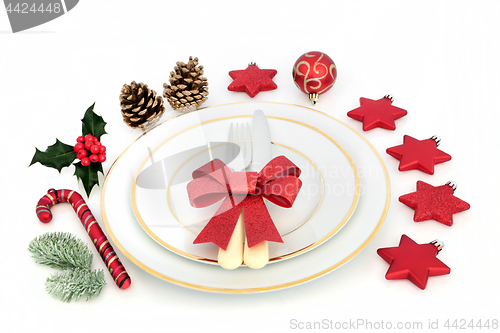 Image of Christmas Dinner Place Setting