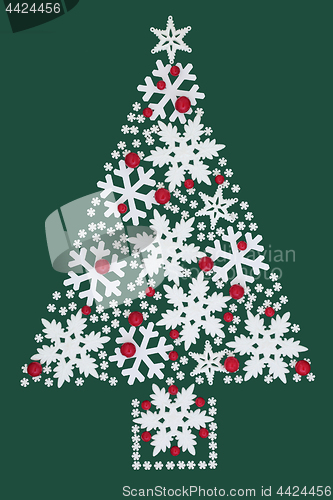 Image of Snowflake Christmas Tree 