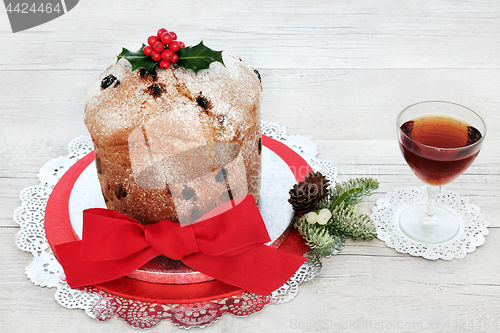 Image of Italian Panettone Christmas Cake