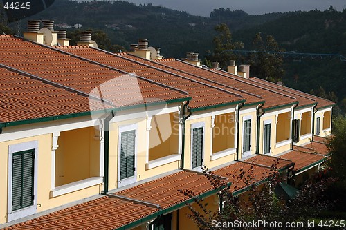 Image of Houses on steps