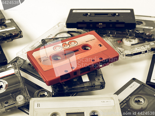 Image of Vintage looking Tape cassette