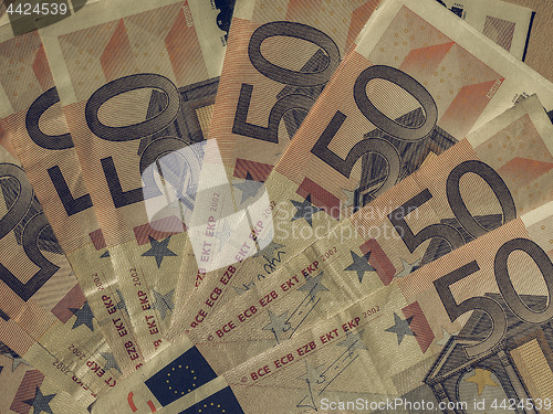 Image of Vintage Fifty Euro notes