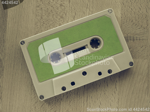 Image of Vintage looking Tape cassette