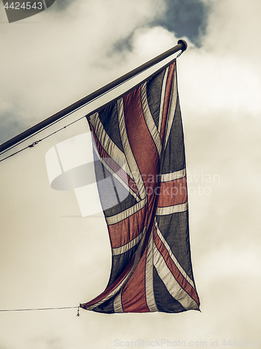 Image of Vintage looking UK Flag